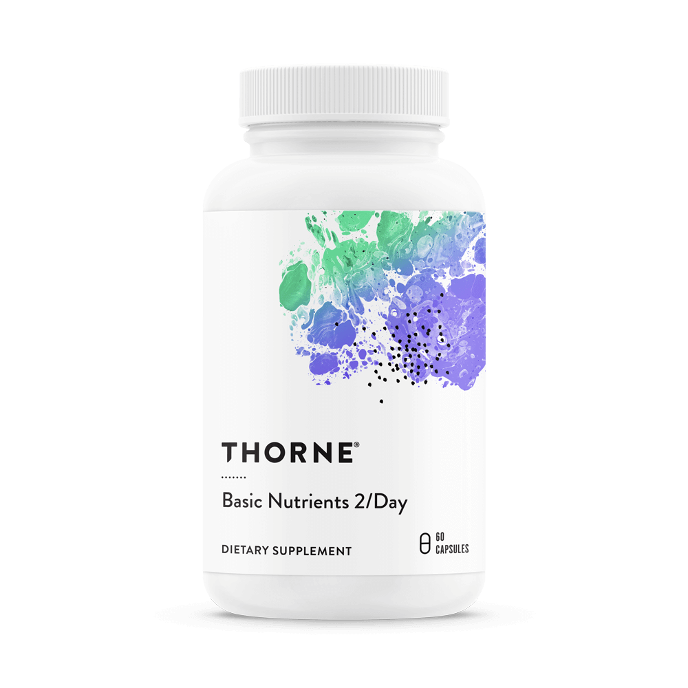 Thorne Basic Nutrients 2/Day multivitamin 60 capsules dietary supplement